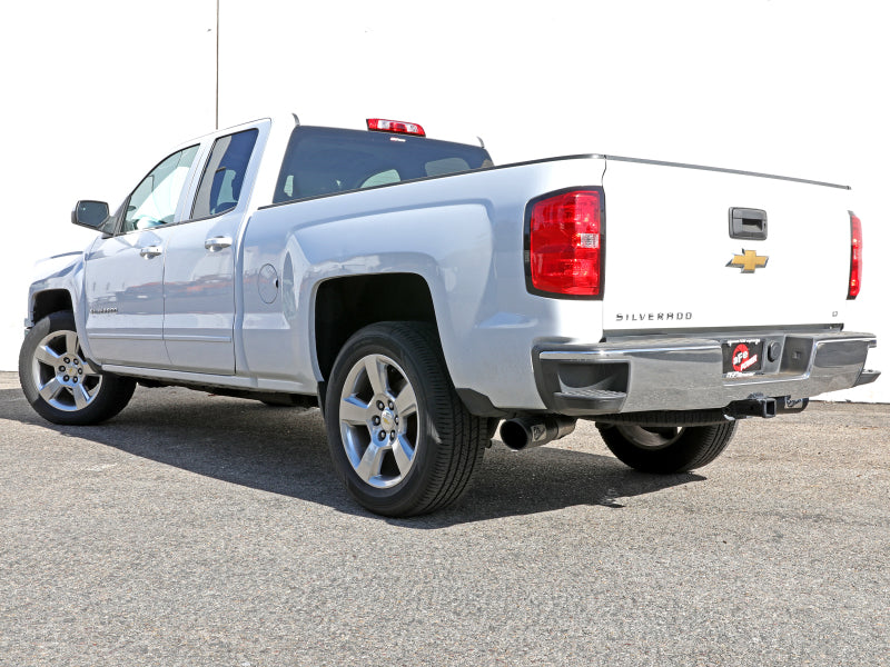 aFe 49-34132-B FITS Gemini XV 3in 304 SS Cat-Back Exhaust w/ Cutout 14-19 GM Trucks 4.3L/5.3L w/ Black Tips