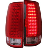 ANZO 311082 FITS 2007-2014 Chevrolet Suburban LED Taillights Red/Clear