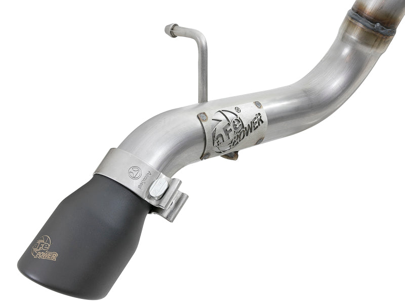 aFe 49-48075-B FITS MACH Force-Xp Axle-Back Hi-Tuck Exhaust System w/Black Tip 18-19 Jeep Wrangler (JL) V6 3.6L