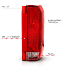 Load image into Gallery viewer, ANZO 311306 -  FITS: 1992-1996 Ford Bronco Taillight Red/Clear Lens (OE Replacement)