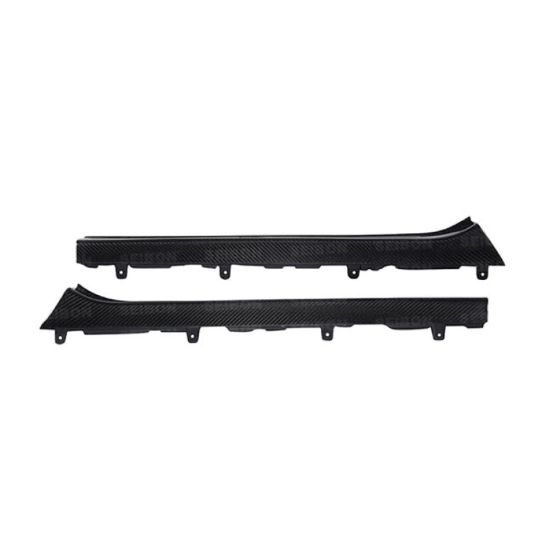 Seibon DS0910NSGTR FITS 09-10 Nissan GTR R35 OEM Style Carbon Fiber Door Sills (Pair)