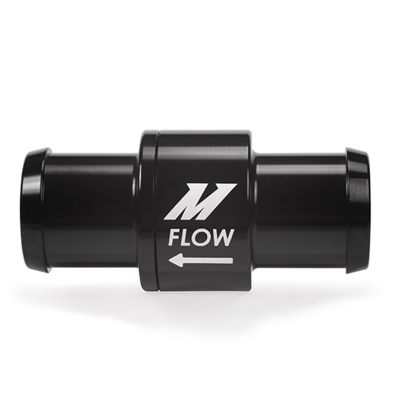 Mishimoto MMFT-CHKVLV-34 - One-Way Check Valve 3/4in Aluminum FittingBlack