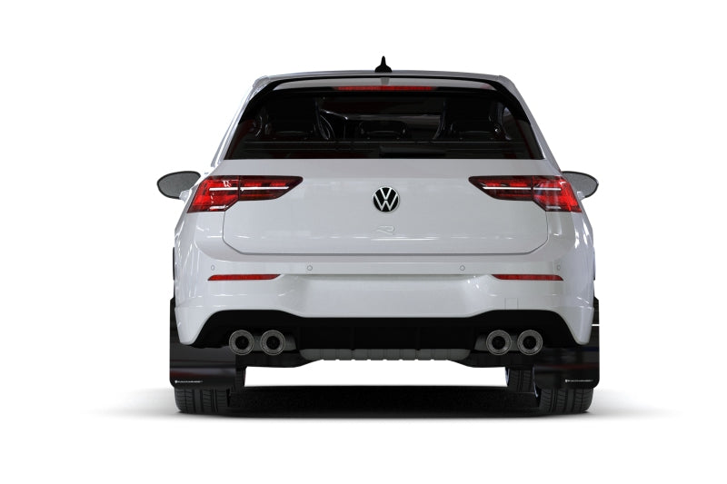 Rally Armor MF80-UR-BLK/RD FITS: 2022 MK8 Volkswagen Golf GTI/R Black UR Mud Flap w/ Red Logo