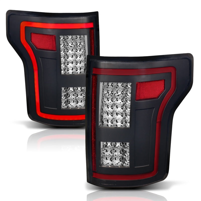 ANZO 311293 FITS: 15-17 Ford F-150 LED Taillights Black w/ Sequential