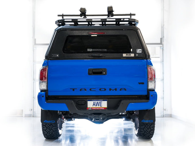 AWE Tuning 3015-31826 FITS AWE 2016-2022 Toyota Tacoma 0FG Exhaust with BashGuard - No Tips