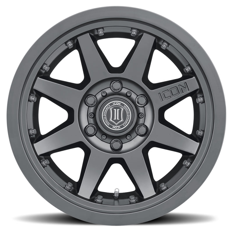 ICON 21817857345SB - Rebound Pro 17x8.5 5x5 -6mm Offset 4.5in BS 71.5mm Bore Satin Black Wheel