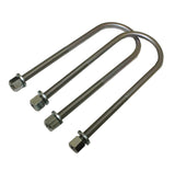 Maxtrac 910203L FITS MaxTrac 98-09 Ford Ranger 2WD Rear U-Bolts for 1in/3in Lift Blocks - 10.75in x 3.00in x 1/2in