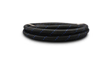 Load image into Gallery viewer, Vibrant -4 AN Two-Tone Black/Blue Nylon Braided Flex Hose (10 foot roll)