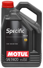 Load image into Gallery viewer, Motul 106352 FITS 5L Specific 948B 5W20 Oil