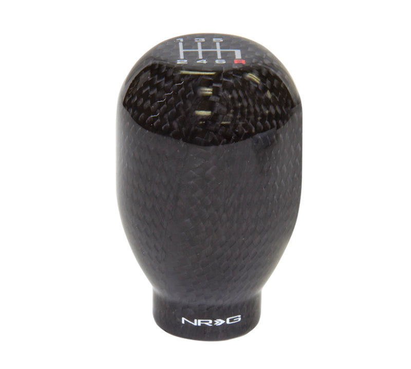 NRG SK-100BC-1-W - Universal Shift Knob 42mmHeavy Weight 480G / 1.1Lbs.Black Carbon Fiber (6 Speed)