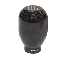 Load image into Gallery viewer, NRG SK-100BC-1-W - Universal Shift Knob 42mmHeavy Weight 480G / 1.1Lbs.Black Carbon Fiber (6 Speed)
