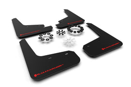 Rally Armor MF72-UR-BLK/RD FITS: 20-21 Tesla Model Y UR Black Mud Flap w/ Red Logo