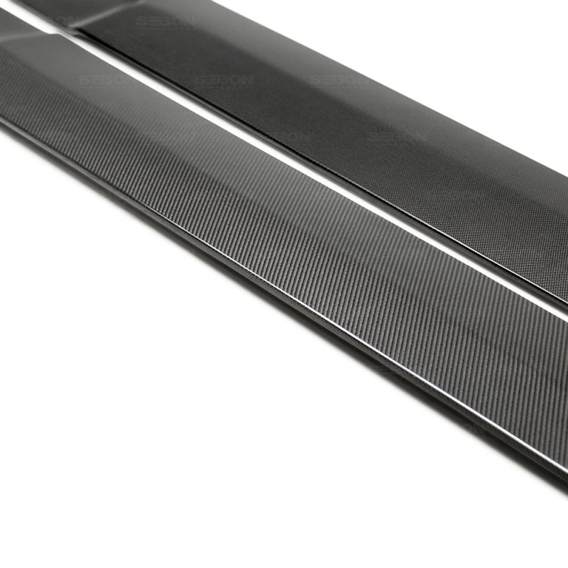 Seibon SS17INFQ60-TB FITS 17-19 Infiniti Q60 TB-Style Carbon Fiber Side Skirts