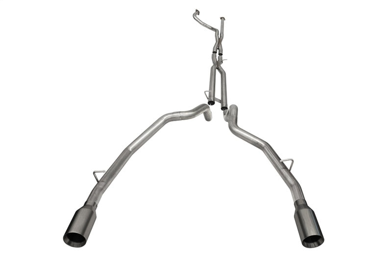 CORSA Performance 21190GNM FITS Corsa 21-22 Dodge Ram TRX Crew Cab Baja Catback Exhaust Dual Rear Gunmetal Tip