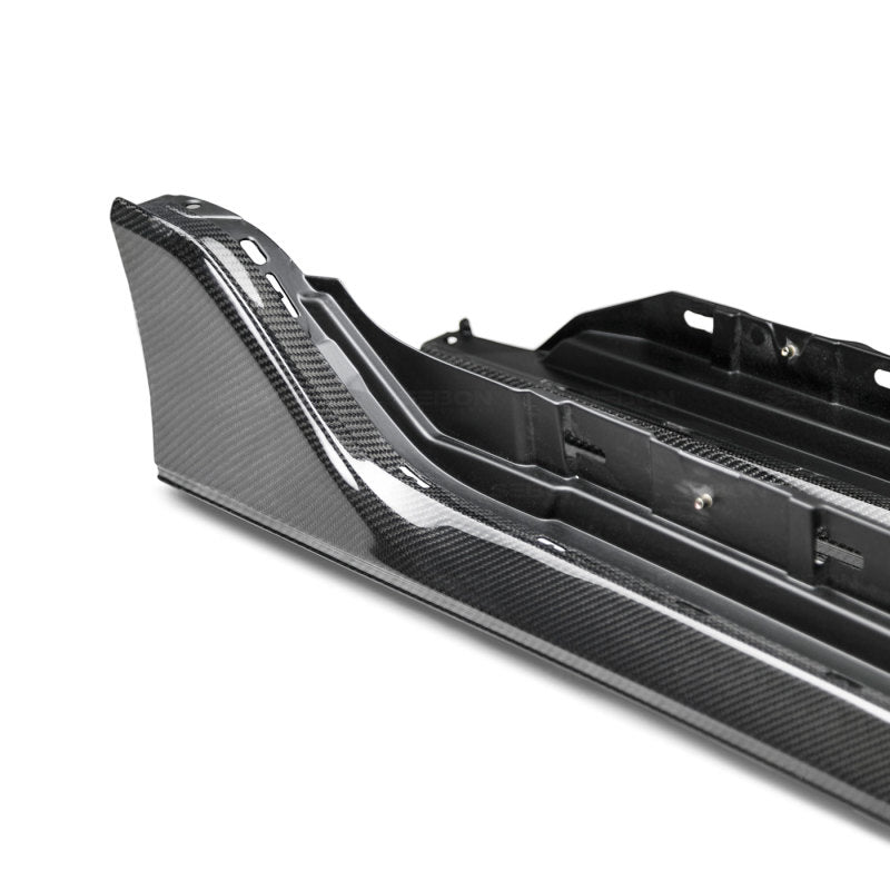 Seibon SS17HDCVR-OE FITS 2017 Honda Civic Type R OEM Carbon Fiber Side Skirts