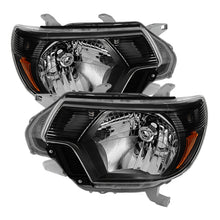 Load image into Gallery viewer, SPYDER 9031069 - Xtune Toyota Tacoma 2012-2015 OEM Style Headlights Black HD-JH-TTA12-AM-BK