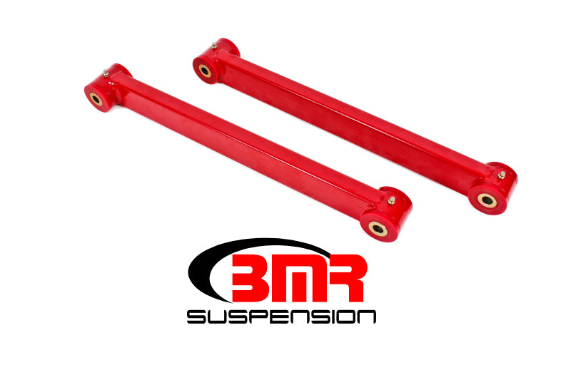 BMR Suspension TCA032R - BMR 05-14 S197 Mustang Non-Adj. Boxed Lower Control Arms (Polyurethane) Red