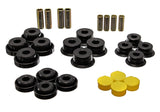 Energy Suspension 2.3107G FITS 97-06 Jeep Wrangler TJ Blk Rear Control Arm Bushings (Must reuse OEM Outer Shells