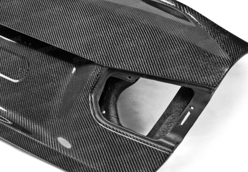 Seibon TL1213BMWF30-C-S FITS 12-13 BMW F30 CSL Style Carbon Fiber TrunkShaved