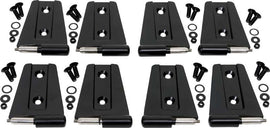 Kentrol 50576 FITS 50576 FITS 07-18 Jeep Wrangler JK Door Hinge Set 8 Pieces 4 DoorPowdercoat Black