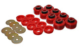 Energy Suspension 3.4150R FITS 99-06 Silverado C1500/K1500 / 01-06 Silverado C2500/K2500 Red Body(cab) Mount Set