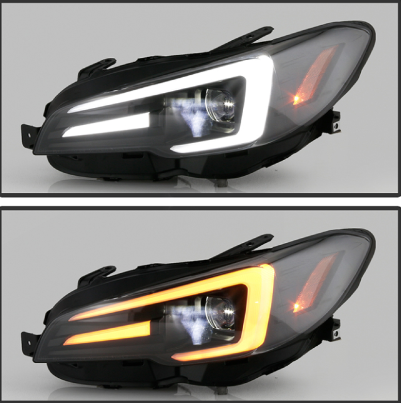 SPYDER 5088109 - Spyder Subaru Impreza WRX 15-20 LED High-Power LED Headlights-Black PRO-YD-SWRX15LEDAP-SBSEQ-BK