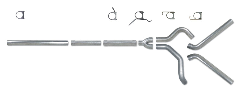 Diamond Eye Performance K4236A-RP -  -Diamond Eye KIT 4in CB MFLR RPLCMENT PIPE DUAL AL: 2004.5-2007.5 DODGE CUMMINS 600