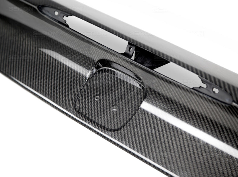 Seibon TG14HDCV2DSI-OE FITS 14-15 Honda Civic Si Coupe OEM-Style Carbon Fiber Trunk Garnish