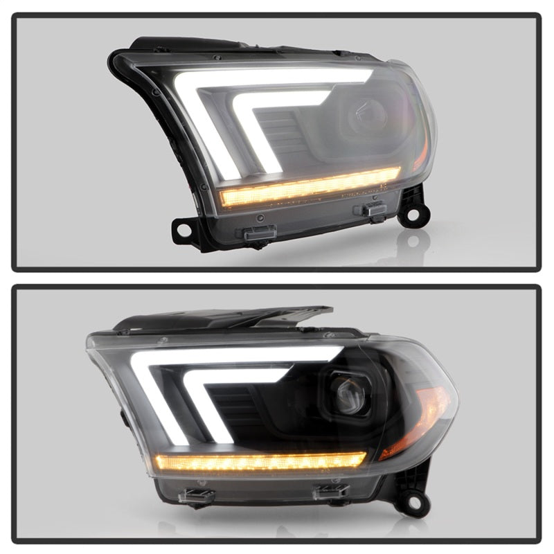 SPYDER 5088284 - Spyder Dodge Durango 11-13 Halogen Model Only Projector HeadlightsBlack PRO-YD-DDU11SI-BK