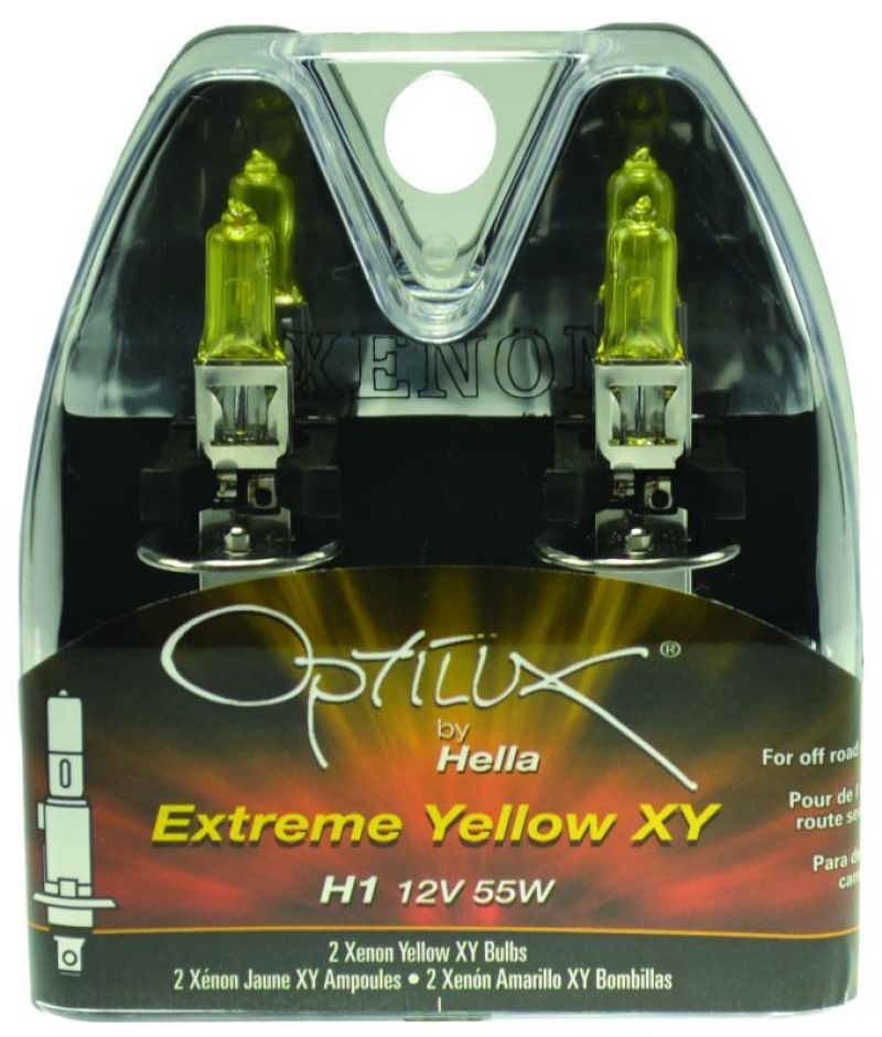 Hella H71070642 - Optilux H1 12V/55W XY Yellow Bulb
