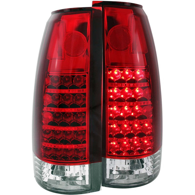 ANZO - [product_sku] - ANZO 1999-2000 Cadillac Escalade LED Taillights Red/Clear - Fastmodz