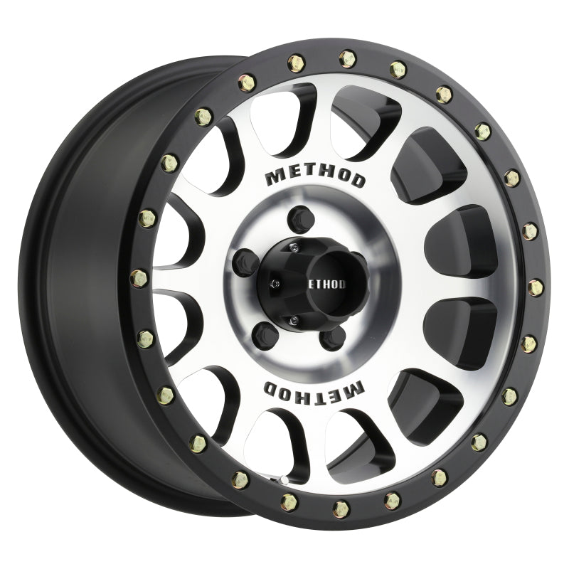 Method Wheels MR30578555300 -Method MR305 NV 17x8.5 0mm Offset 5x5.5 108mm CB Machined/Black Street Loc Wheel
