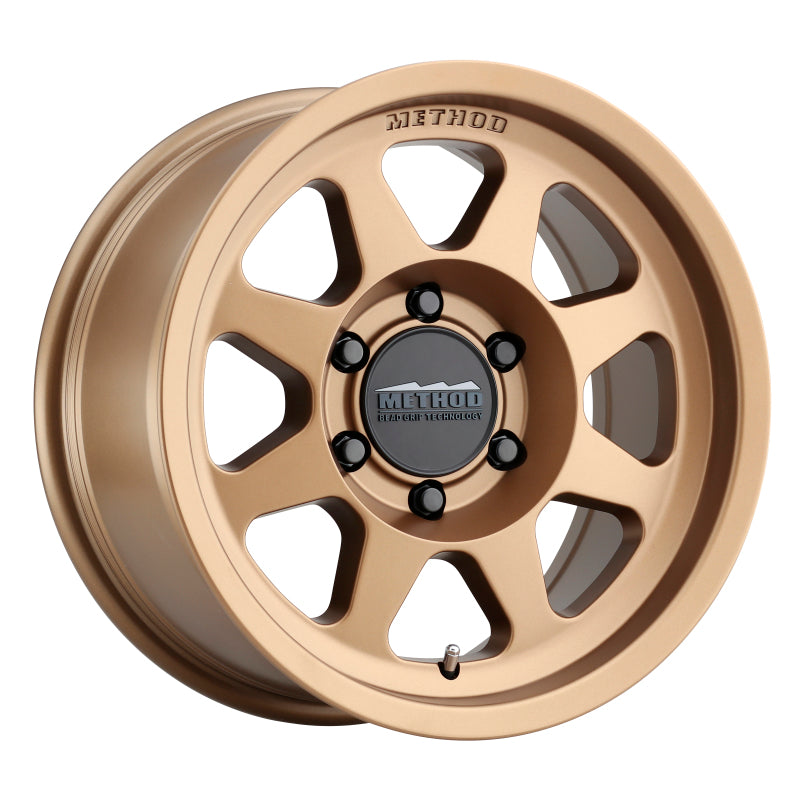 Method Wheels MR70178560900 - Method MR701 17x8.5 0mm Offset 6x5.5 106.25mm CB Method Bronze Wheel