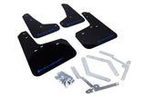 Rally Armor MF27-UR-BLK/BL FITS: 13+ Ford Focus ST Black Mud Flap w/ Blue Logo