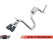 Load image into Gallery viewer, AWE Tuning 3020-23022 FITS VW MK7 Golf 1.8T Track Edition Exhaust w/Diamond Black Tips (90mm)