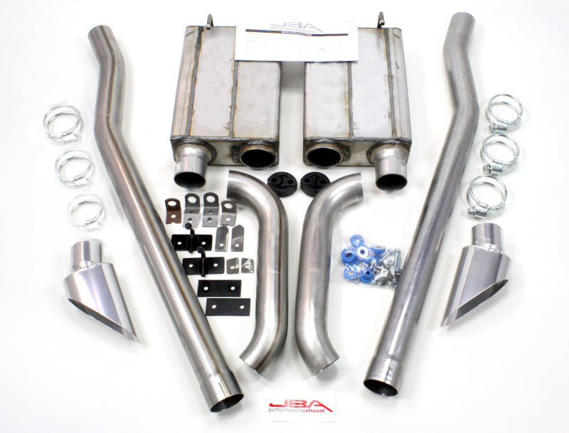 JBA 50-2651 - 65-70 Ford Mustang 260-428 409SS Eleanor Style Dual Side Header Back Exhaust