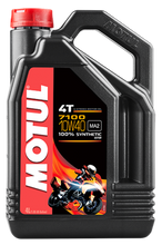 Load image into Gallery viewer, Motul 104092 - 4L 7100 4-Stroke Engine Oil 10W40 4T