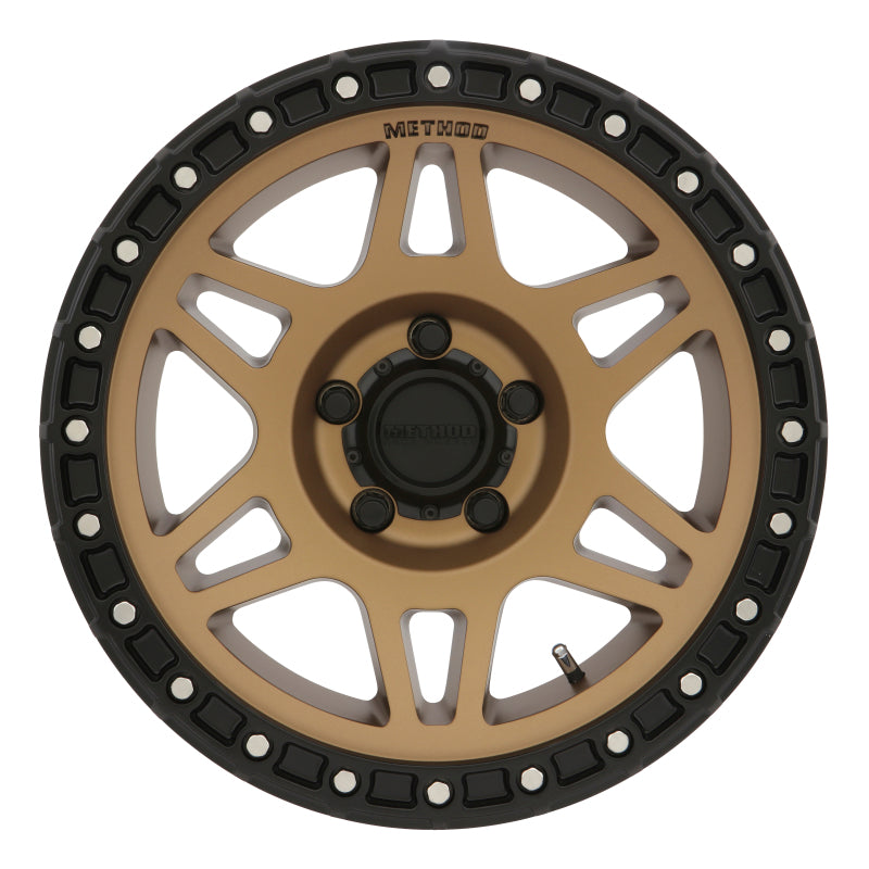 Method Wheels MR31278558900 - Method MR312 17x8.5 0mm Offset 5x150 110.5mm CB Method Bronze/Black Street Loc Wheel