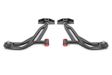 Load image into Gallery viewer, BMR Suspension AA755H - BMR 10-14 Ford Mustang Adj. Lower A-Arms Delrin/Rod End w/ 19mm STD. Ball Joint Black Hammertone