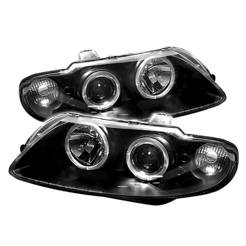 SPYDER 5011749 - Spyder Pontiac GTO 04-06 Projector Headlights LED Halo LED Black High H1 Low H1 PRO-YD-PGTO04-HL-BK