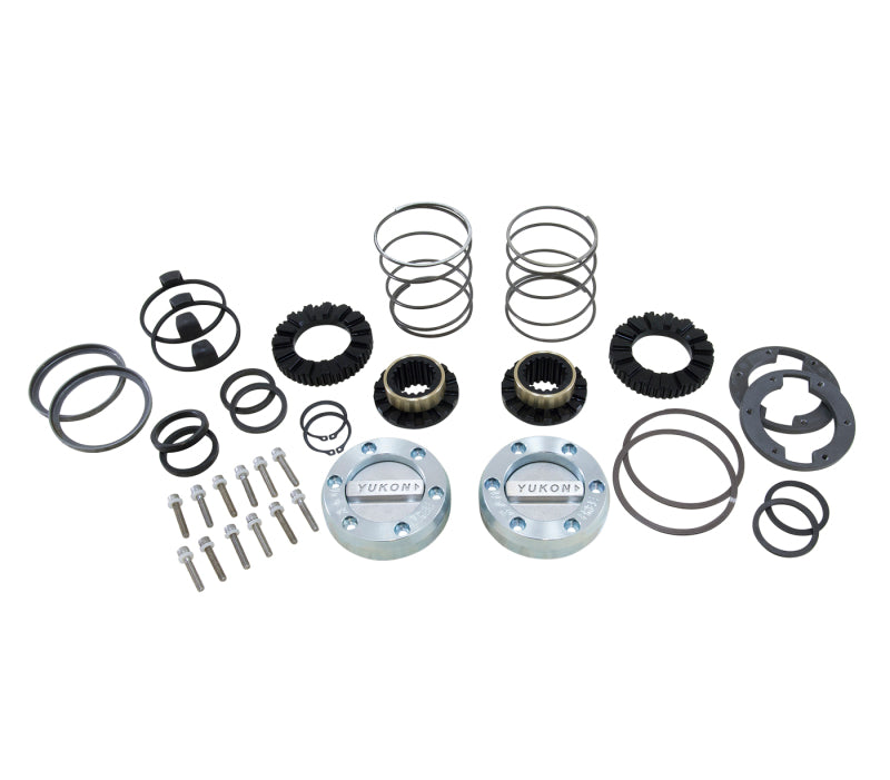 Yukon Gear & Axle YHC70007 - Yukon Gear Hardcore Locking Hub Set For GM 8.5in Front & Dana 44 / 19 Spline