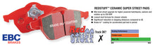 Load image into Gallery viewer, EBC 06-09 Mazda 6 2.3 Turbo (Mazdaspeed) Redstuff Front Brake Pads