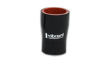 Vibrant 2928 - 4 Ply Aramid Reducer Coupling 2.5in I.D. x 4in I.D. Gloss Black