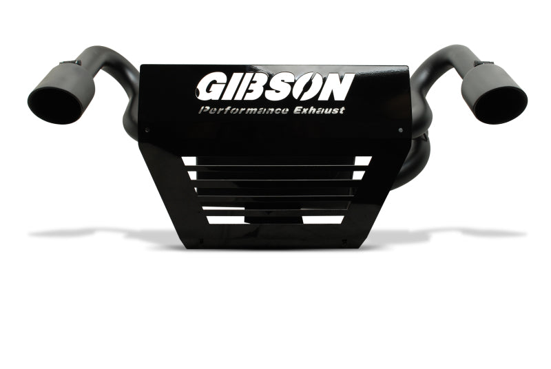 Gibson 16-18 Polaris RZR XP Turbo EPS Base 2.25in Dual Exhaust - Black Ceramic - free shipping - Fastmodz