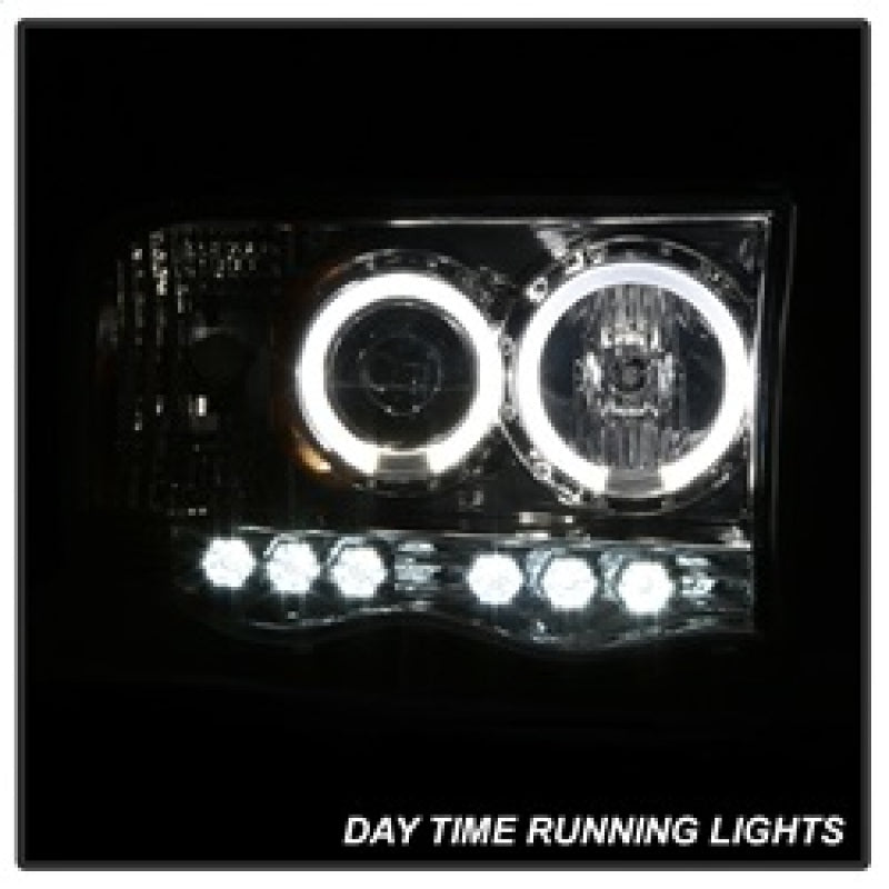 SPYDER 5009982 - Spyder Dodge Ram 1500 02-05/Ram 2500 03-05 Projector Headlights LED Halo LED Chrm PRO-YD-DR02-HL-C