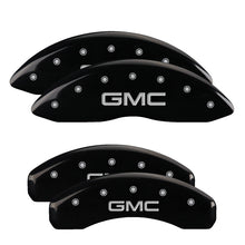 Load image into Gallery viewer, MGP 32020S300BK - 4 Caliper Covers Engraved Front &amp; Rear 300 Black finish silver ch