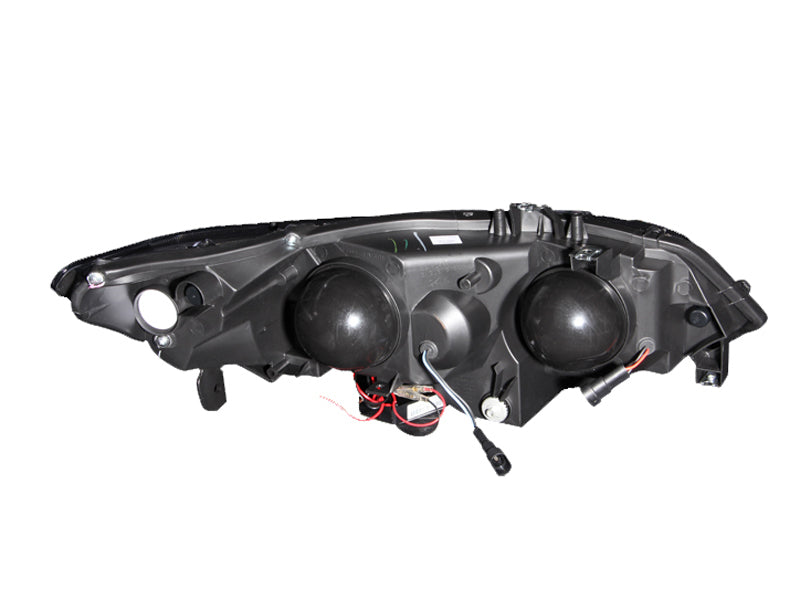 ANZO - [product_sku] - ANZO 2006-2011 Honda Civic Projector Headlights w/ Halo Chrome (CCFL) - Fastmodz