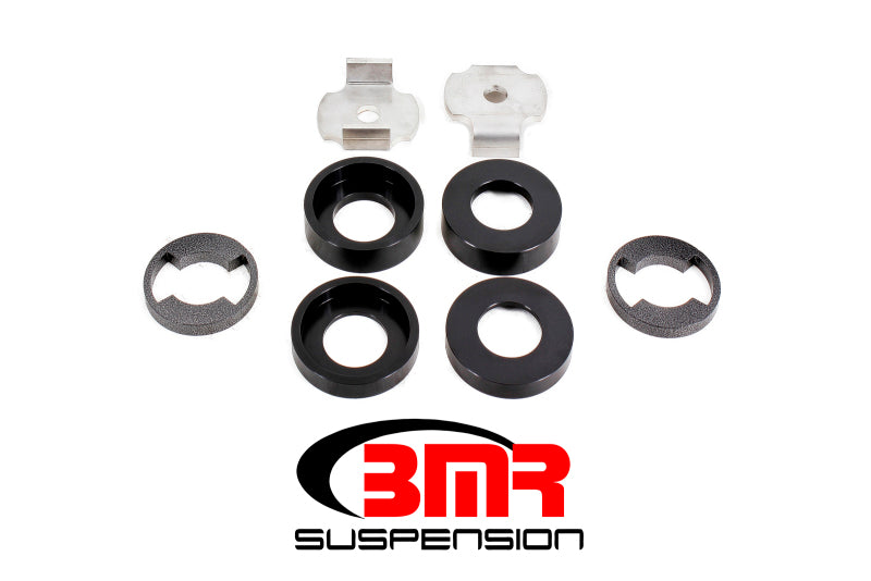 BMR Suspension CB010 - BMR 15-17 S550 Mustang Cradle Bushing Lockout Kit Level 1 Black