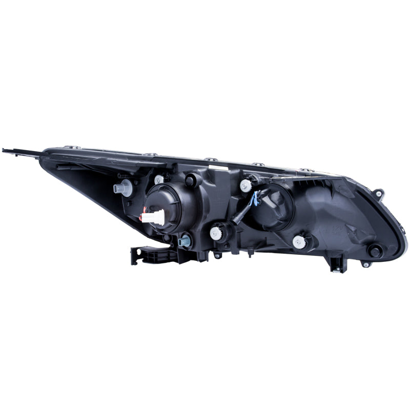 ANZO - [product_sku] - ANZO 2013-2015 Honda Accord Projector Headlights w/ U-Bar Black - Fastmodz
