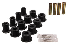 Load image into Gallery viewer, Energy Suspension 8.2108G FITS 8.2108G FITS 95-97 Toyota Tacoma / 89 4Runner / 89-95 Pick Up Black Rear Leaf Spring Shackle Bu